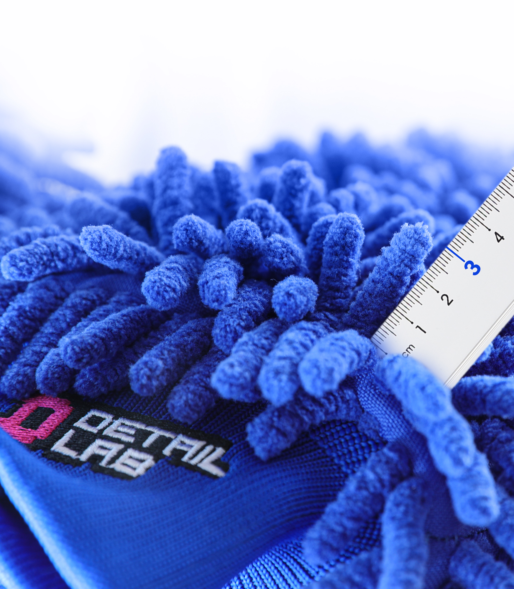 Blue Chenille Cleaning Mitt