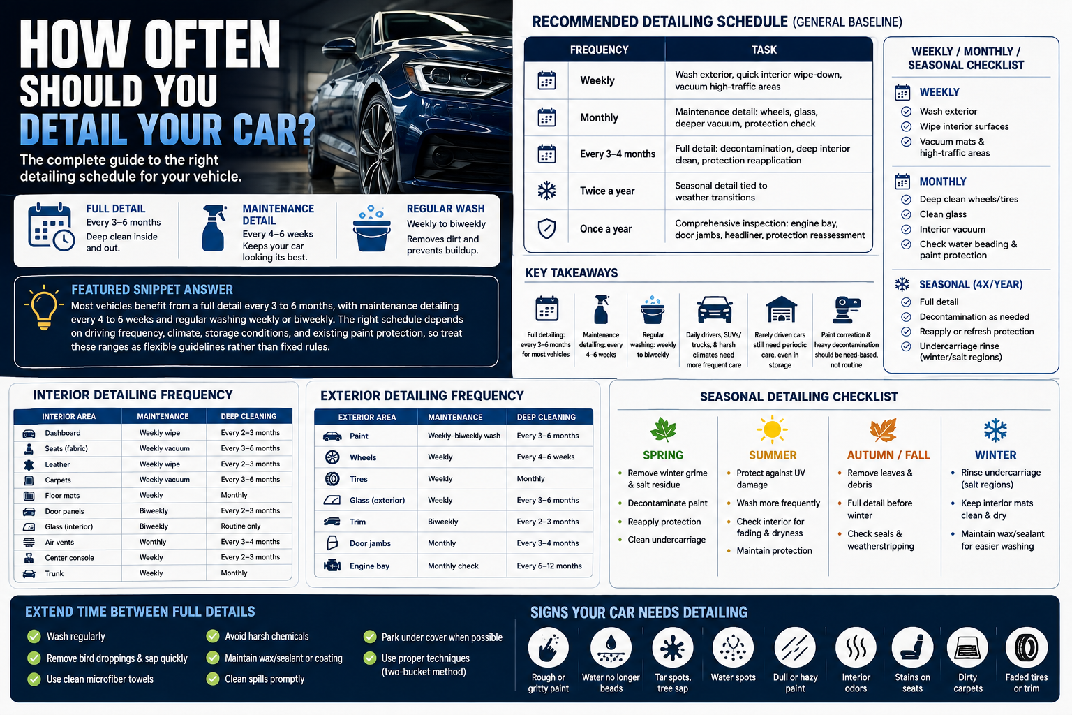 How Often Should You Detail Your Car